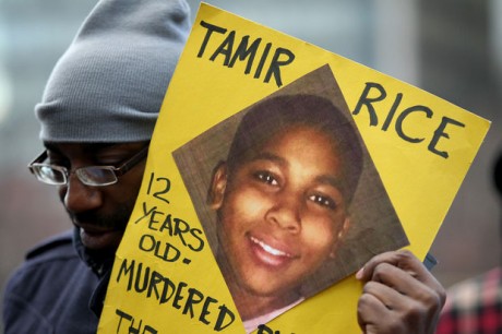 Protesters call for justice for Tamir Rice. Courtesy of Cleveland.com.