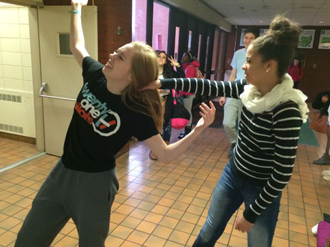 A heated debate between junior Aubri Pritchett and senior Gab Schuh goes horribly wrong.