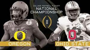 Oregon prepares to face off against Ohio State in the National Championship on Monday, January 12 (courtesy of Fox59.com).