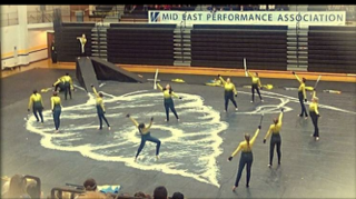 Northmont Winter Guard performs their show The Hive.