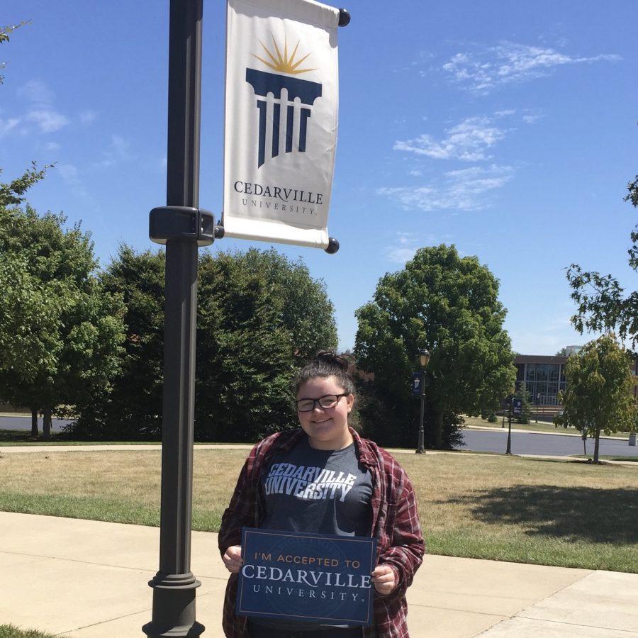 Senior Emily Roach plans to attend Cedarville University. 