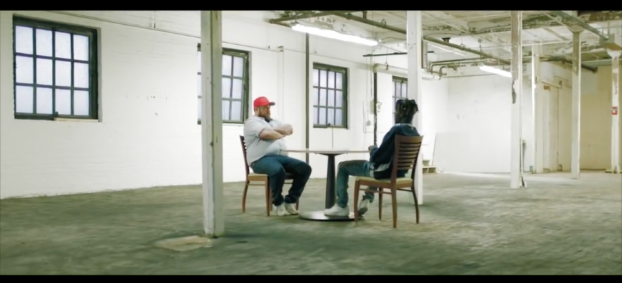 Joyner Lucass Im Not Racist video features two actors representing different perspectives on race.