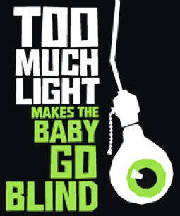 The poster for Northmont Drama Clubs production of Too Much Light Makes the Baby Go Blind (courtesy of Englewood Independent).