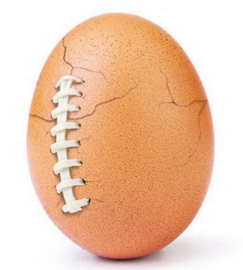 Cracked egg with football laces (image courtesy of the verge.com)