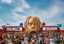 Picture from outside Travis Scotts Astroworld Festival