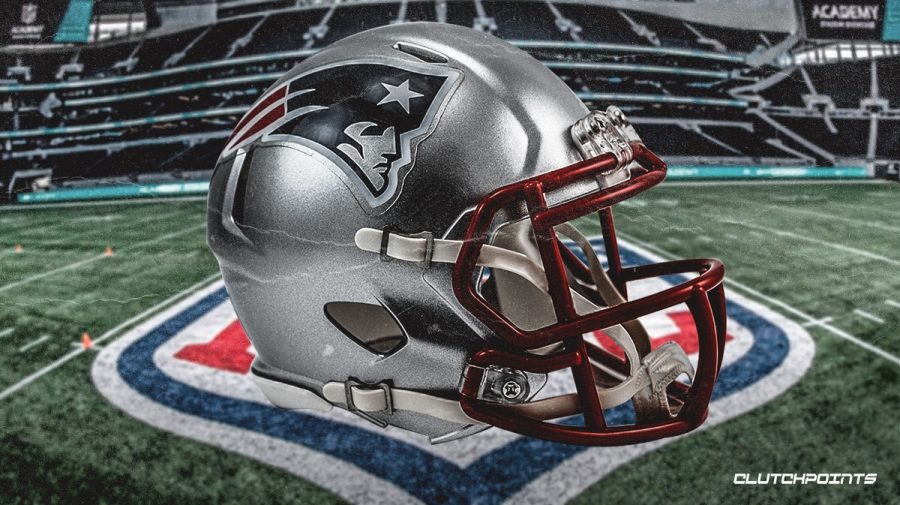 Patriots helmet. 