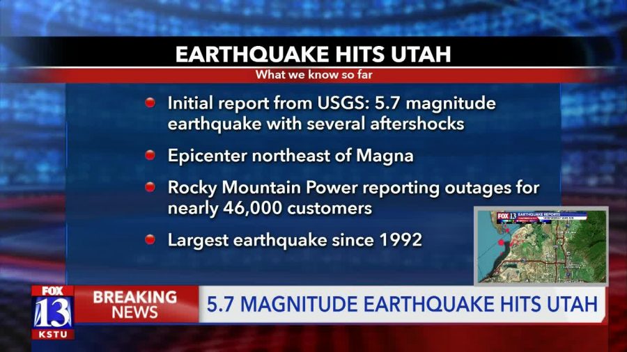 Utah’s  Earthquake Takes Many By Suprise
