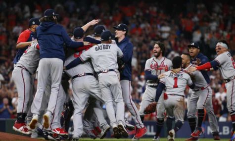 Photo of the moment the Braves became World Champs.