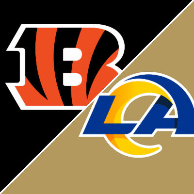 Bengals and Rams team logo edited into one picture via Google Images