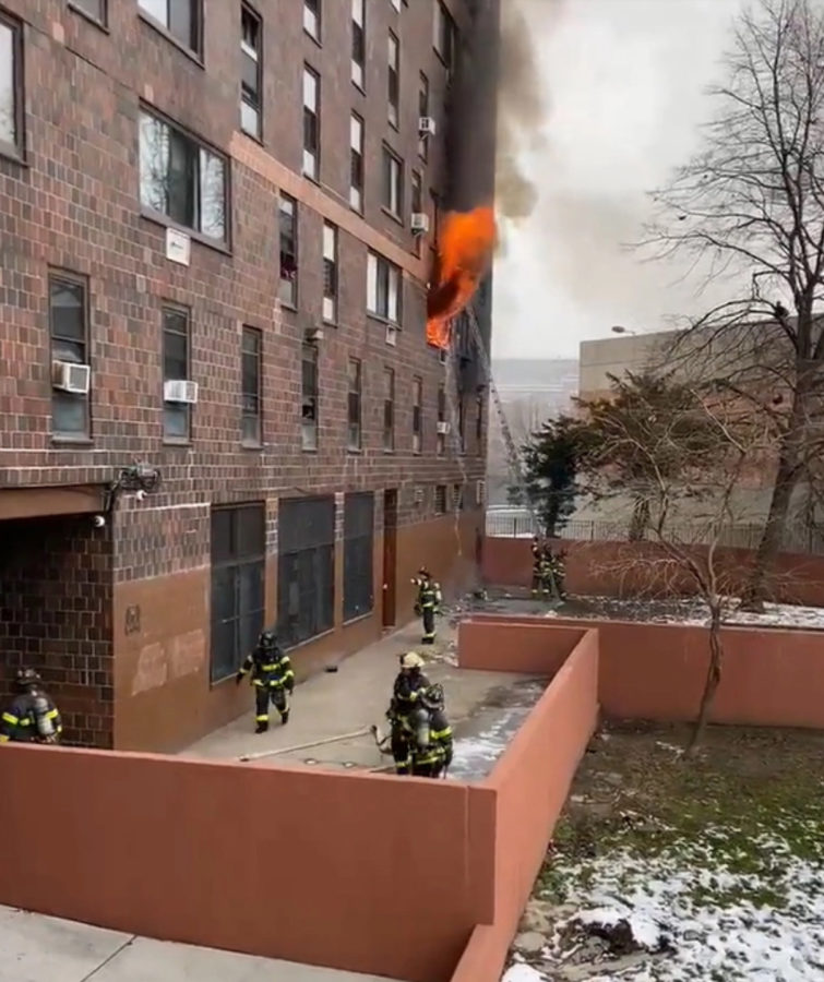 Fire in Bronx Apartment