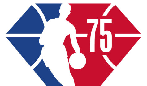 Image of the NBA 75th Anniversary logo via Google Images