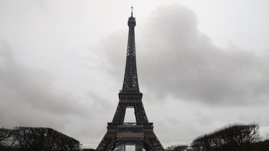 Photo by KSBY (Photo of Eiffel Tower With Antenna Attached.)