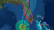 The expected trajectory of Hurricane Ian in Florida
Credit: Orlando Sentinel