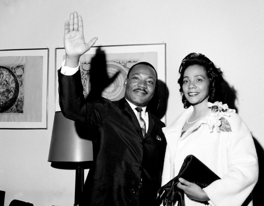 Martin Luther King Jr with his wife Coretta in New York (June 8, 1964 - wbur.org)