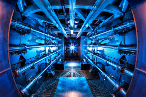 An image of the support structure of a machine working on nuclear fusion. From CNN