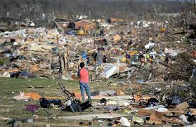 damage that has been done by the tornadoes 