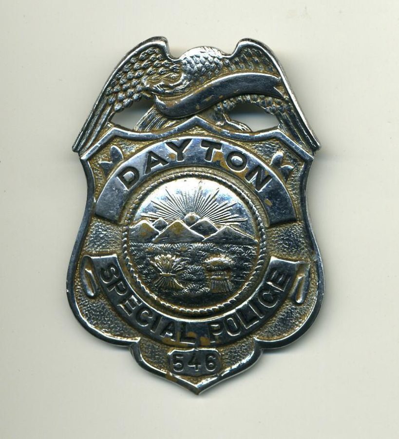 Photo Of Dayton Police Badge (Taken Form WorthPoint).