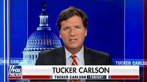 An image of Carlson on Fox News from NBC News