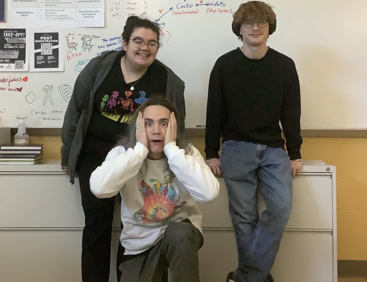 Dumb (Rhys), Dumber (Sophi), and Dumbest (Carson)
