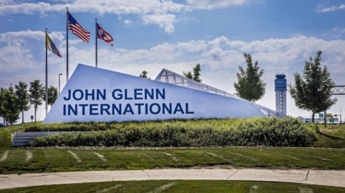 John Glenn International Airport in Columbus, Ohio.