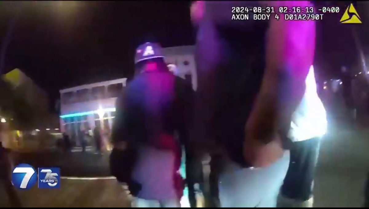 Body-cam footage of the event 