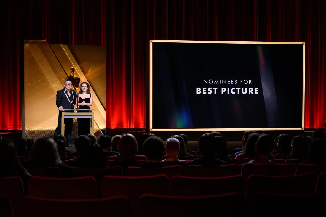 Bowen Yang and Rachel Sennott announce the nominees for Best Picture