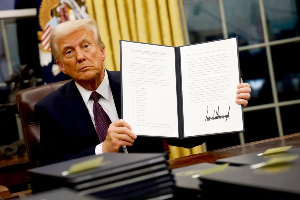 President Donald Trump After Signing Executive Order