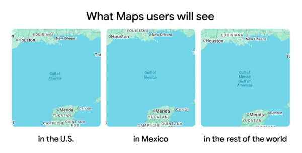 Google Maps users around the world will see different names for the Gulf that shares near-equal lengths of shoreline with the United States and Mexico when they access the application. ( Febuary 10, 2025 | Google Maps | CBS ).