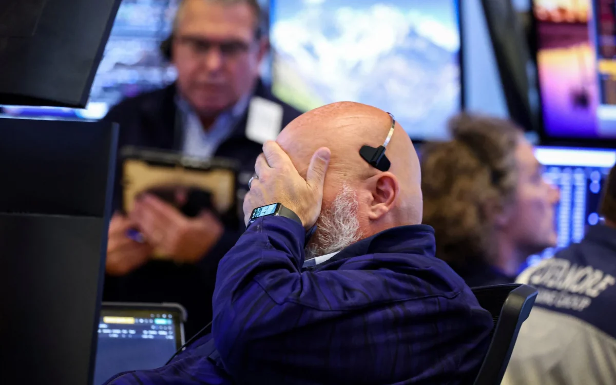 Shares traded on the New York Stock Exchange have plunged Credit ( Brendan McDermid | Reuters ).
