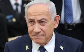 Benjamin Netanyahu in distress