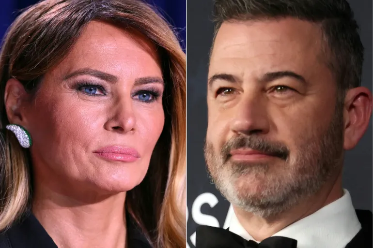 The latest Republican criticism of comedian and TV host Jimmy Kimmel and call to kick him off the air came from United States First Lady Melania Trump [File: AFP] https://www.aljazeera.com/news/2026/4/27/melania-trump-blasts-kimmel-calls-on-abc-to-take-stand-against-comedian